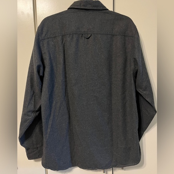 Mens Burnside flannel button up - Picture 3 of 5